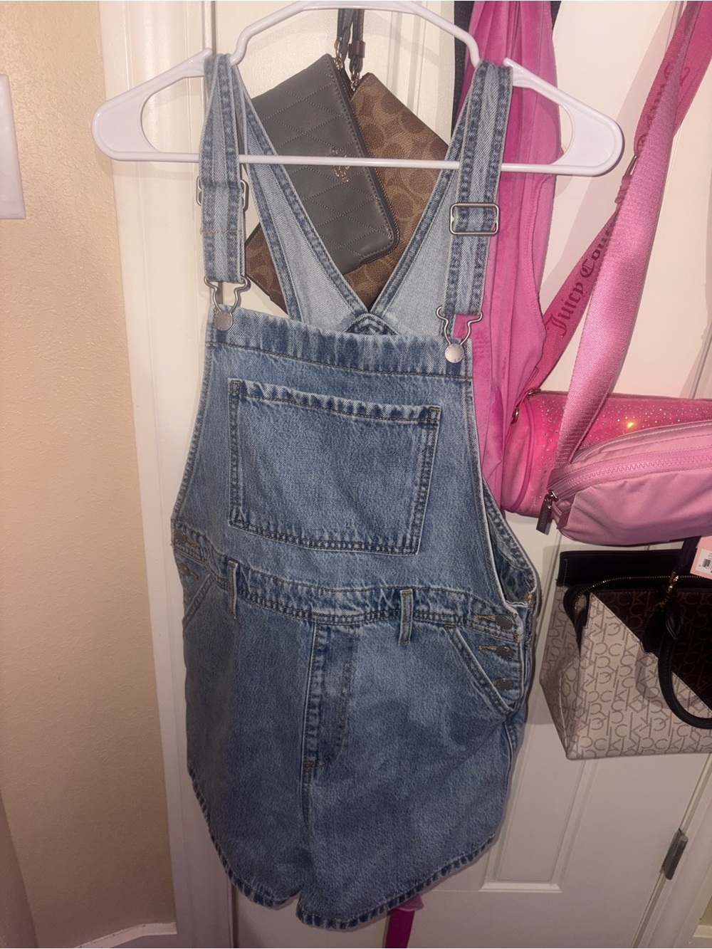 Denim Short Overalls Jumpsuit - Parke x target collab